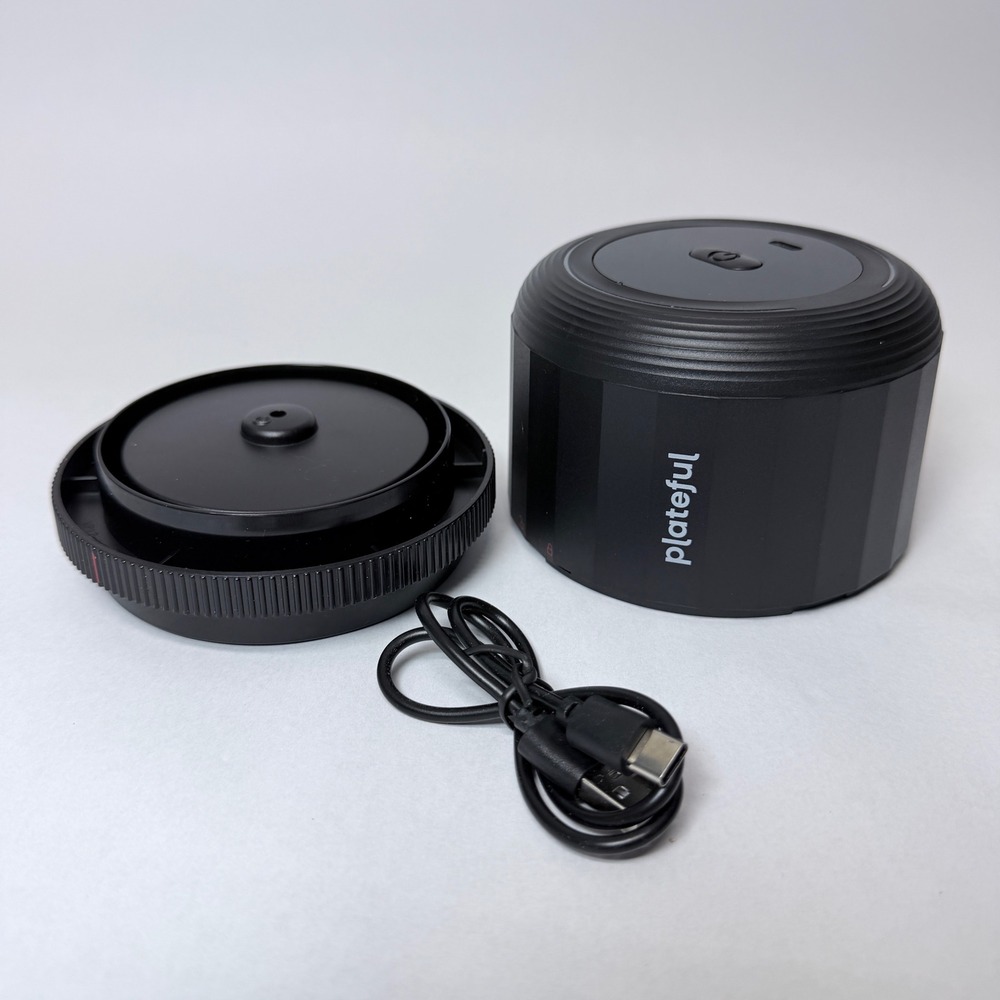 Plateful Electric Mason Jar Vacuum Sealer Black USB-C Rechargeable LED Display